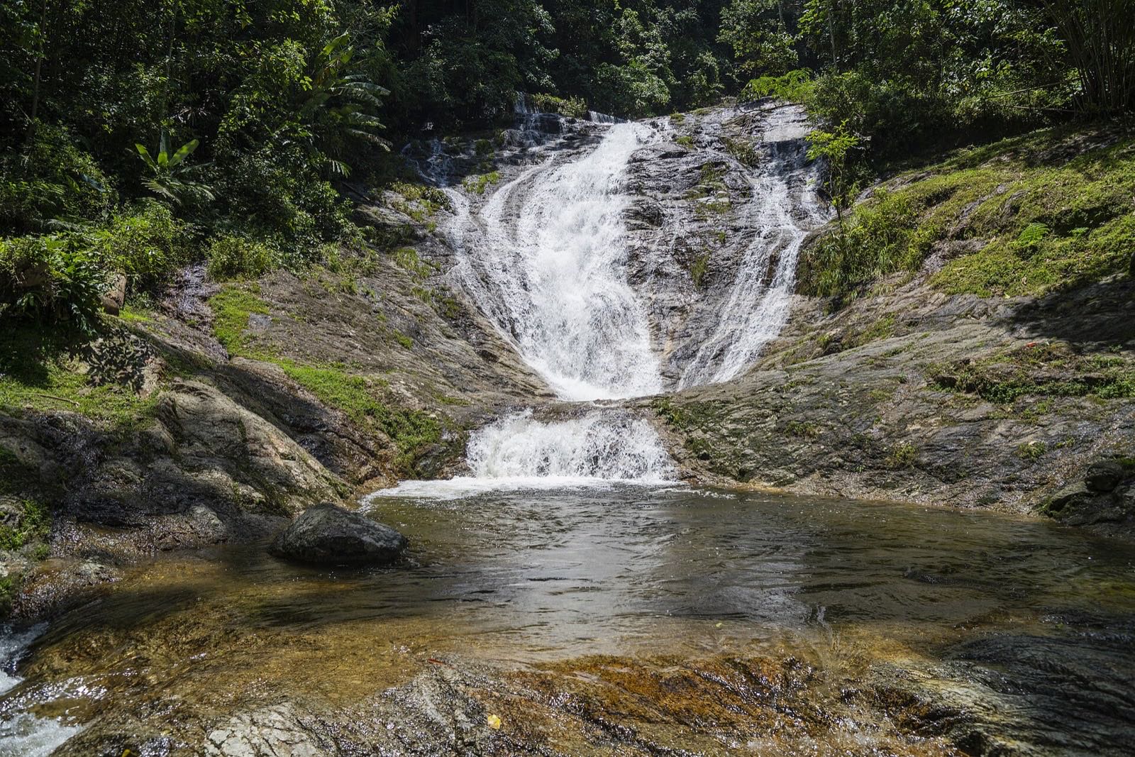 Lata Iskandar waterfall on the Tapah road.