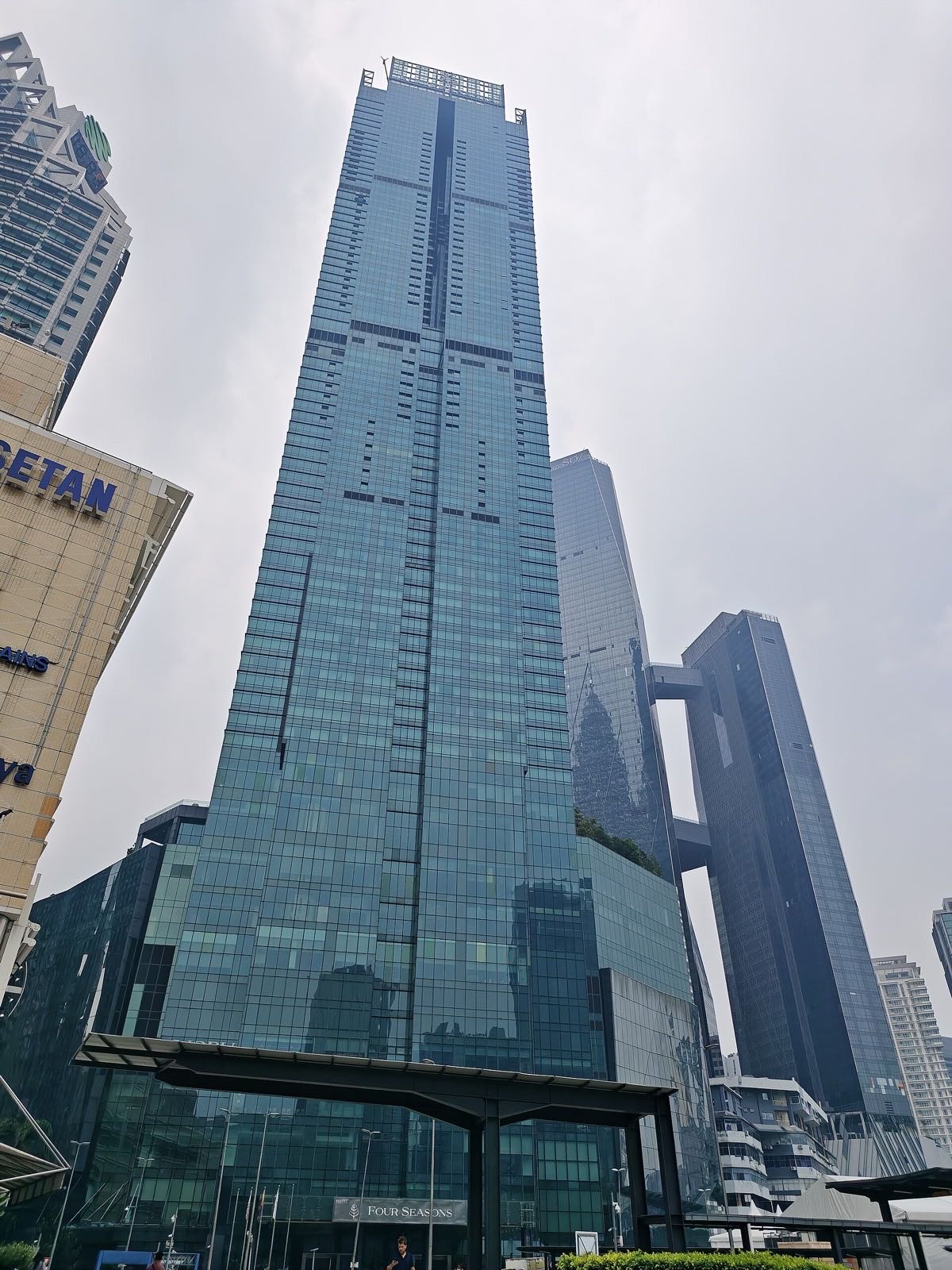 Four Seasons Place, home of the Four Seasons Hotel, in September 2026.