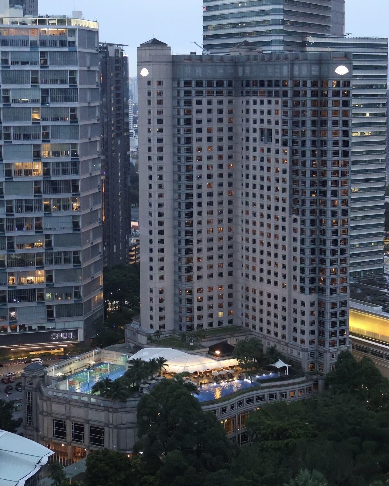 Mandarin Oriental, Kuala Lumpur, beside KLCC Park, in January 2025.
