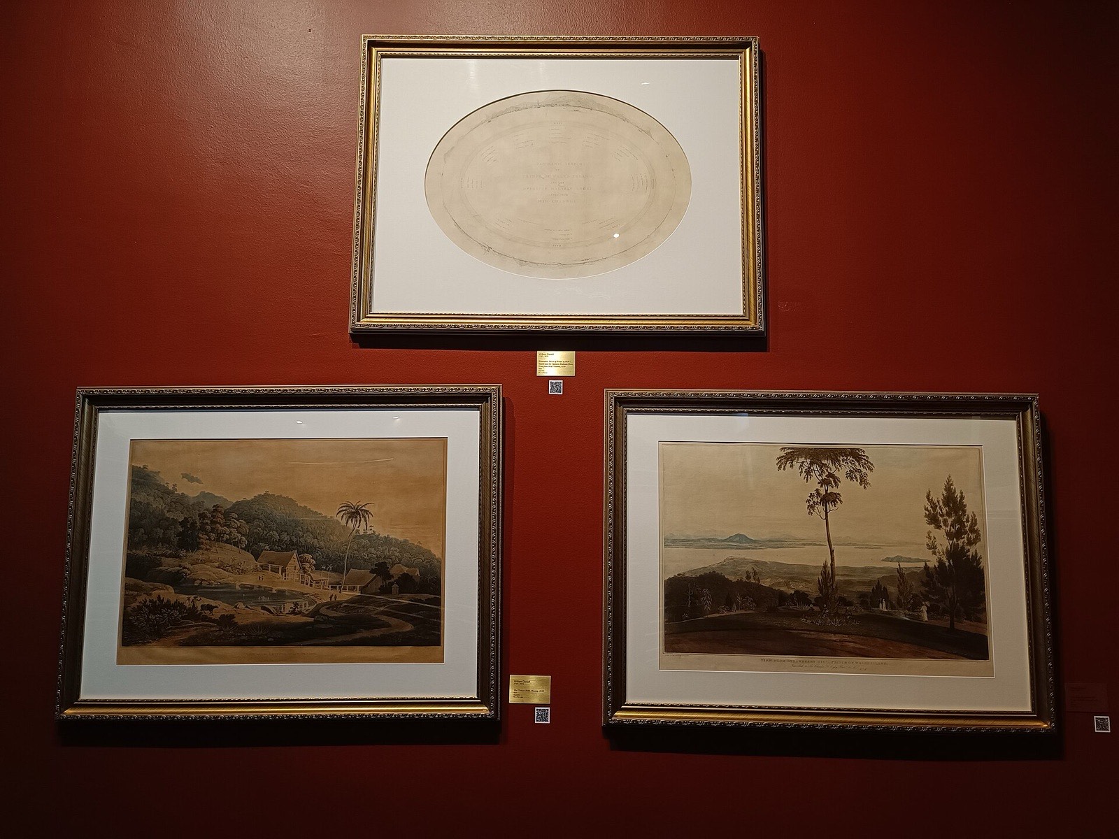 Early prints of Penang in the restored Penang State Museum, July 2026.