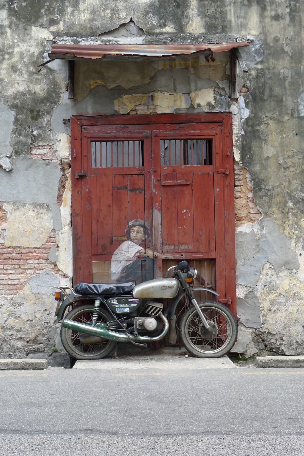 'Boy on a Bike' by Ernest Zacharevic, Lebuh Ah Quee, George Town.