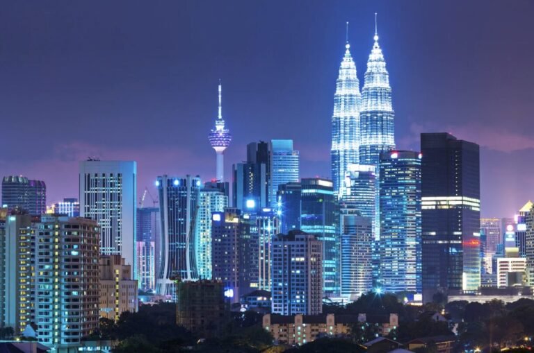 Kuala Lumpur by night.