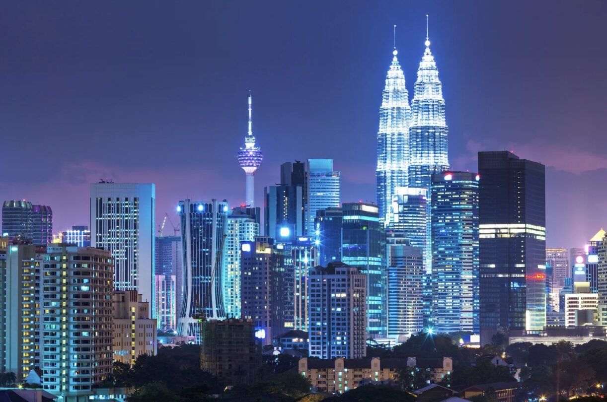 Kuala Lumpur by night.