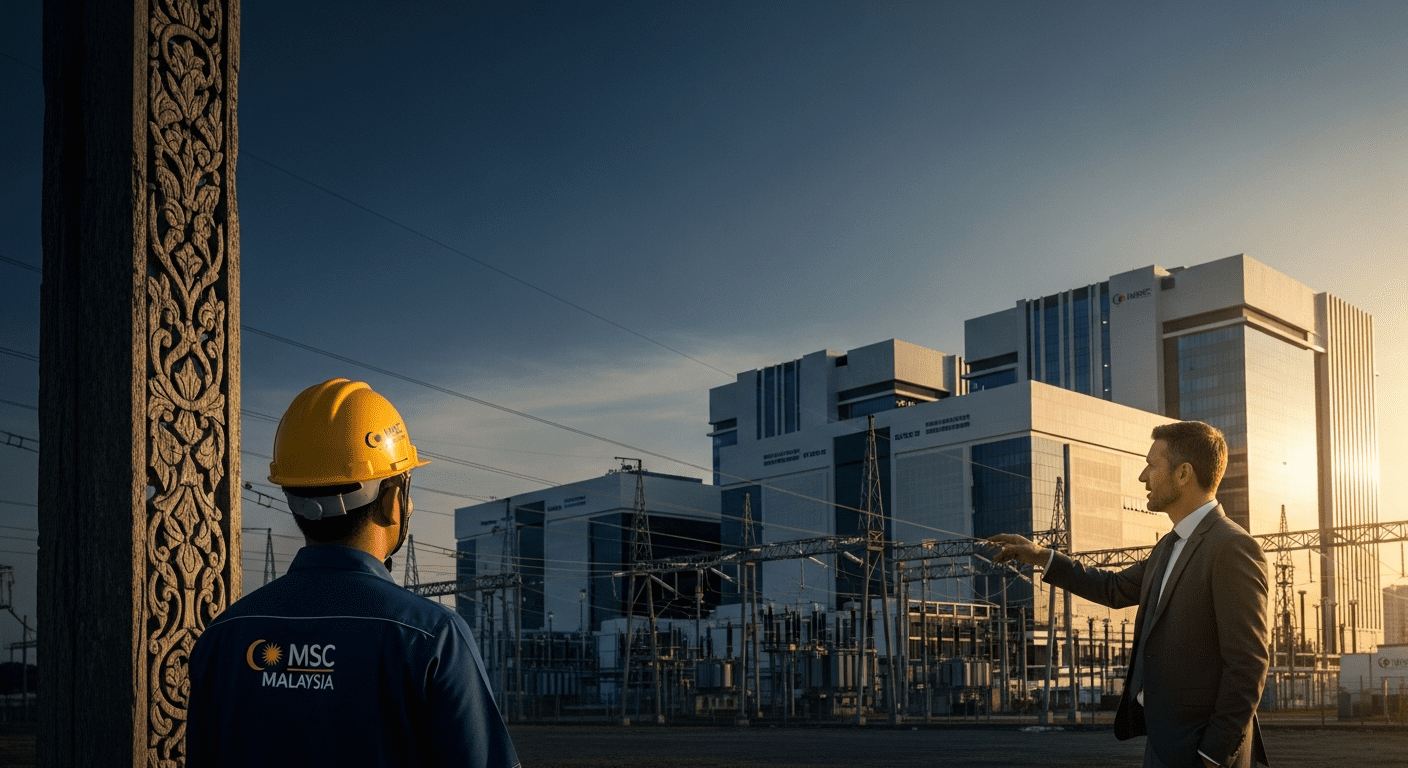 Data Center Land Investment Johor Bahru: Complete Analysis 2026, illustrating infrastructure growth and market insights.