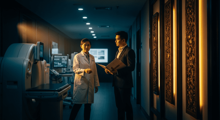 Medical Laboratories Malaysia sector consolidation opportunities illustration showing M&A activity and growth potential.